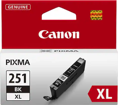 Front. Canon - 251XL High-Yield Ink Cartridge - Black.