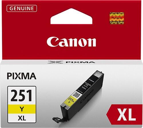 Front Standard. Canon - 251XL Ink Tank - Yellow.