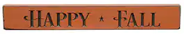 BreeBe - Happy Fall Engraved Block 12" - Orange