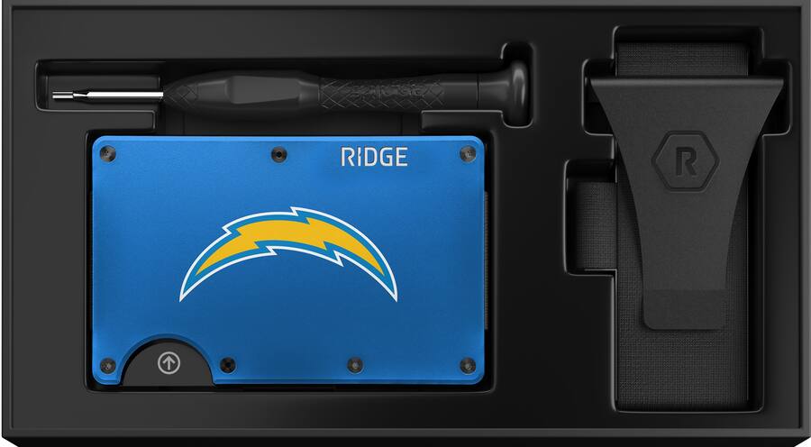 The Ridge Wallet NFL Wallet Los Angeles Chargers Blue AUWAP1031017 ...