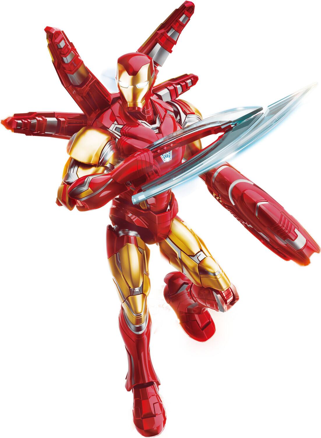 Alt View 3. PopMarket - Blokees - Marvel Infinity Saga - Champion Class - 01: Iron Man MK85 Model Kit   - COLLECTIBLES - Multicolor.
