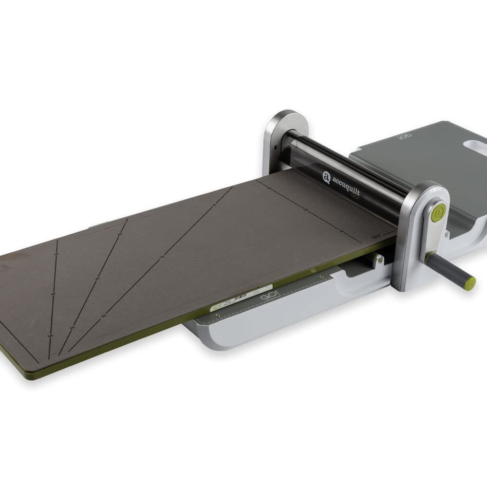 Left. AccuQuilt - GO! Fabric Cutting Dies; 4-1/2 inch; Strip Cutter - Green.