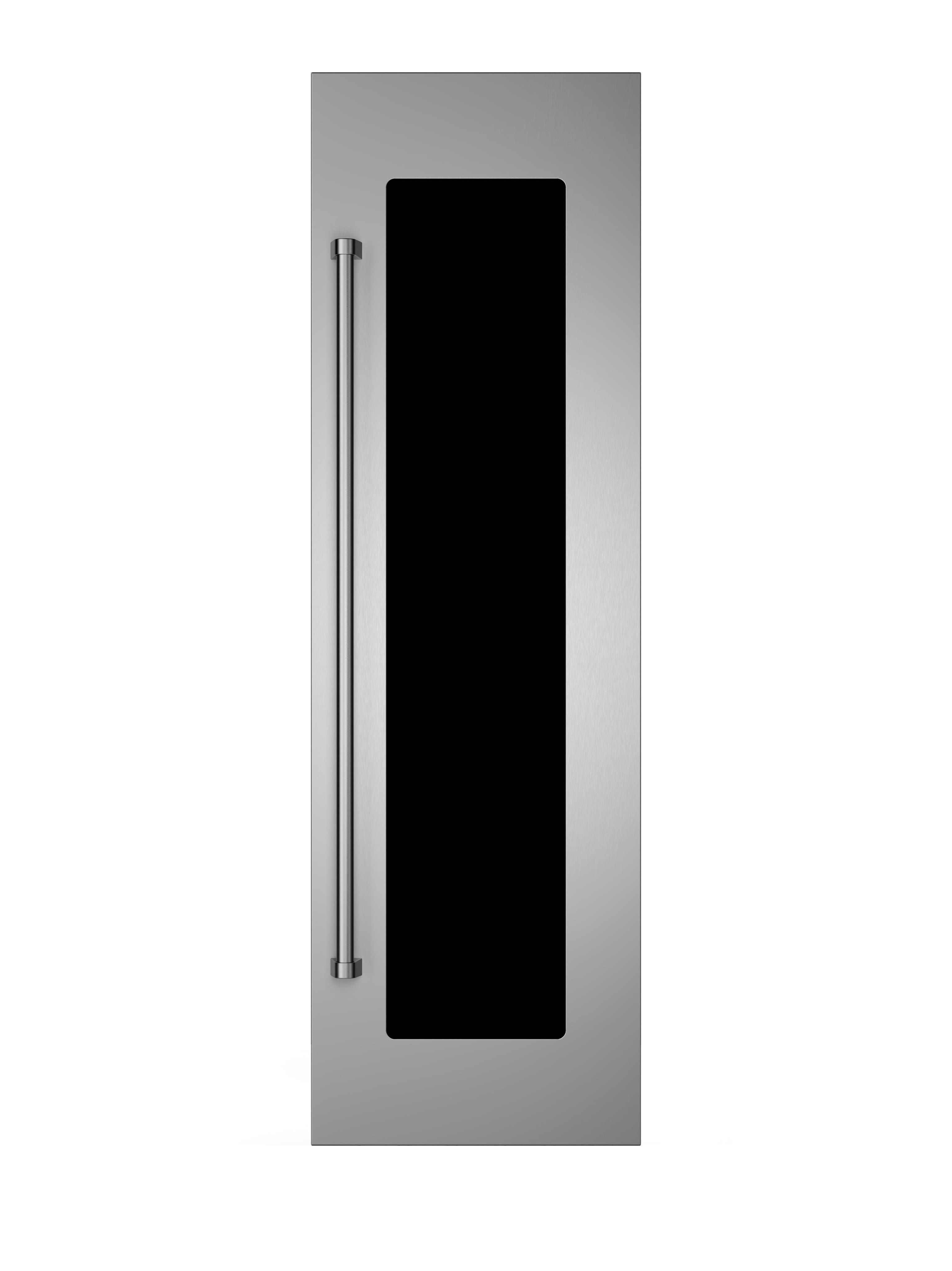 Front. Viking - 24"W 7-Series Integrated Wine Cellar Door Panel _RH  - SS - Stainless.