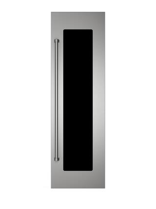 Front. Viking - 24"W 7-Series Integrated Wine Cellar Door Panel _RH - SS - Stainless.