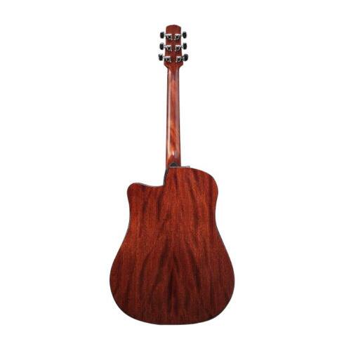 Angle. Ibanez - Ibanez AAD300CE 6-String Advanced Acoustic Guitar (Natural Low Gloss).