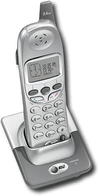 Angle Standard. AT&T - 2.4GHz Cordless Handset for AT&T E2520 Phone System.
