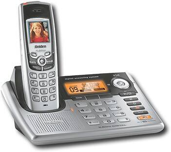 Angle Standard. Uniden - 5.8GHz Expandable Cordless Phone w/Digital Answering System & USB Port.