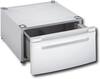 LG - Washer/Dryer Laundry Pedestal with Storage Drawer - White-Angle_Standard