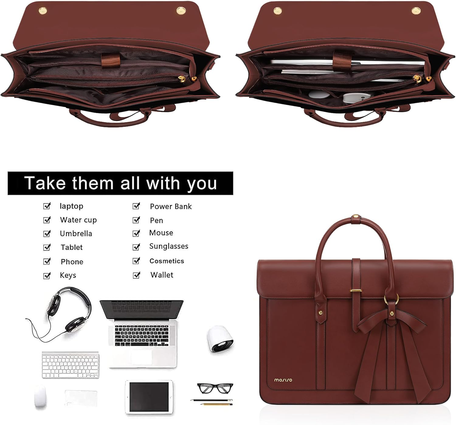 Take them all with you

- Laptop
- Power Bank
- Water cup
- Pen
- Umbrella
- Mouse
- Tablet
- Sunglasses
- Phone
- Cosmetics
- Keys
- Wallet

mo.ro