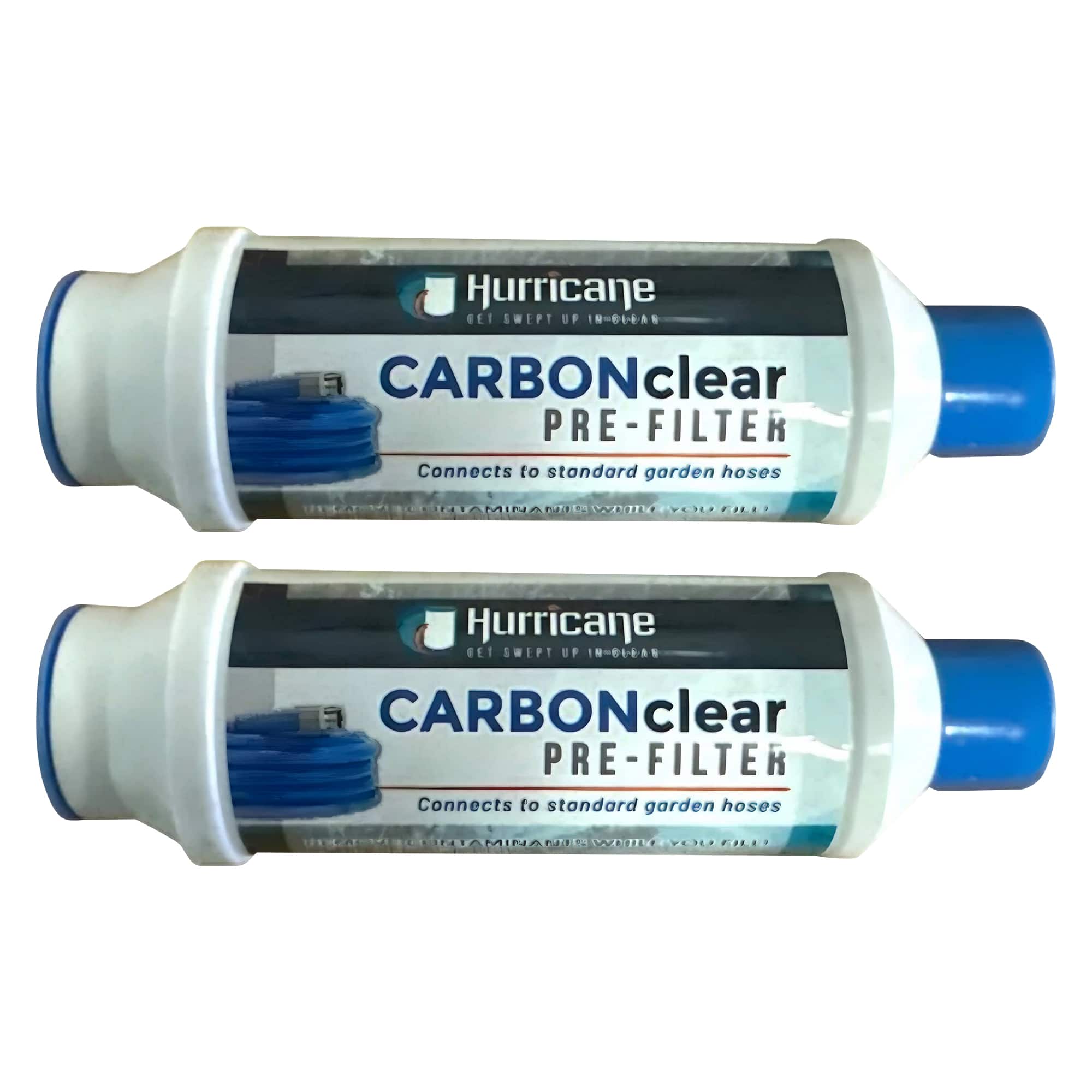 Hurricane - Carbon Clear 10,000 Gallon Pre Filter for Hot Tub, Pool, and Pet Bath (2 Pack)