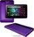 Alt View Standard 2. Visual Land - Pro Folio Case for Most 7" Tablets - Purple.