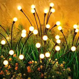 MOSZAR LLC - Solar Garden Lights, Outdoor Decorations - White