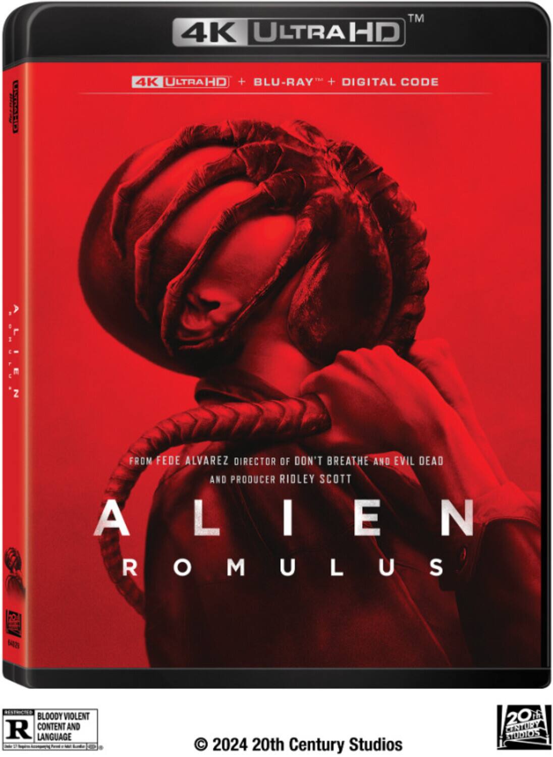 Front. Alien: Romulus   - 4K Blu-Ray.