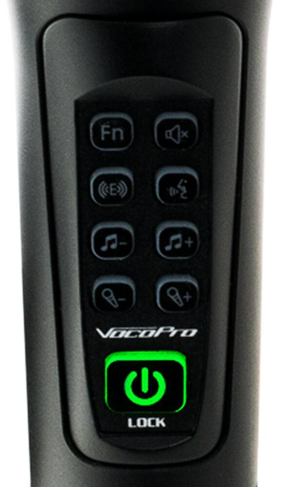 The text on the image is grouped as follows:

1. Fn
2. 0
3. x
4. E
5. + +
6. NOCOPro
7. LOCK