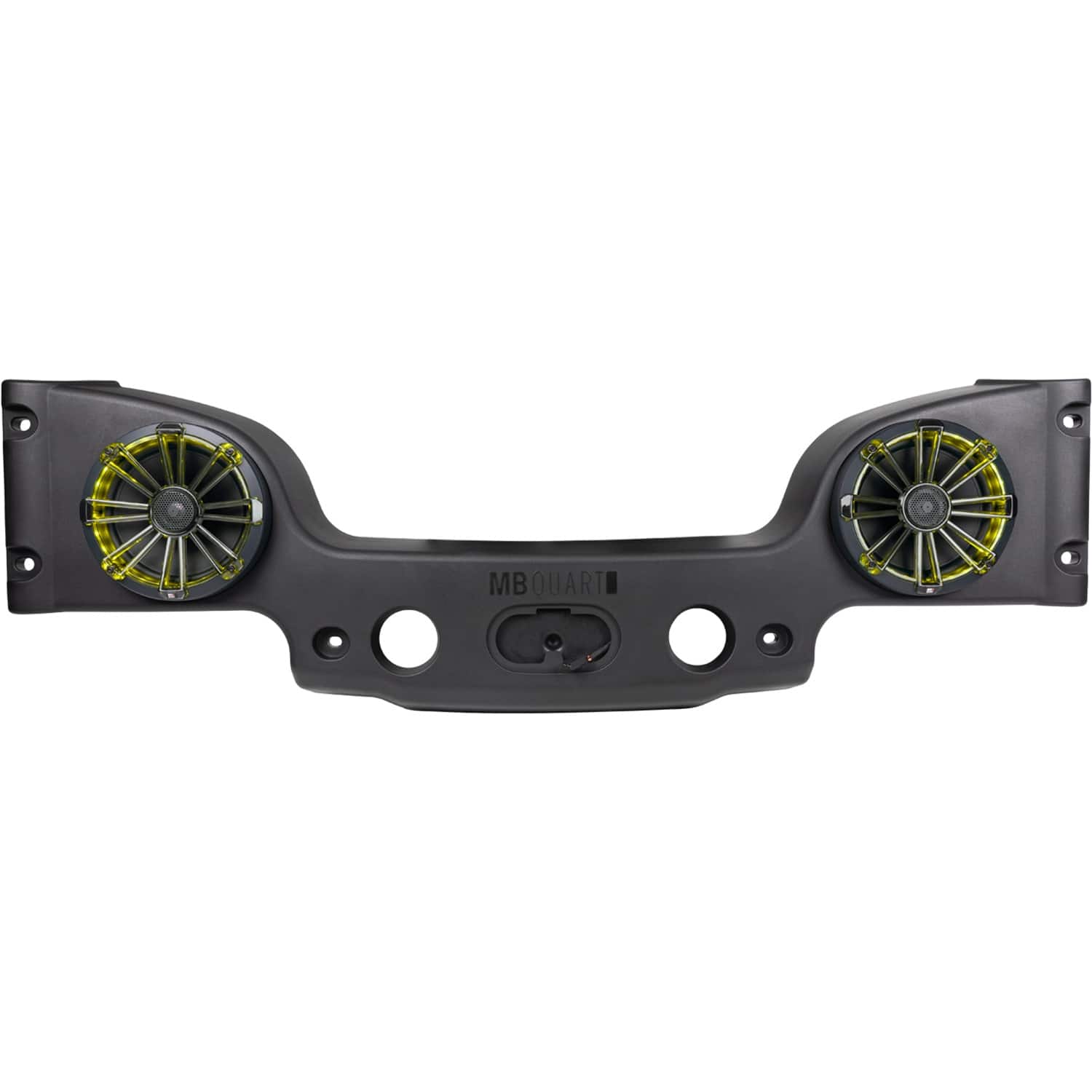 Front. MB Quart - Tuned 8" Coaxial Car Speakers with Composite Polypropylene Cones (Pair) - Black.