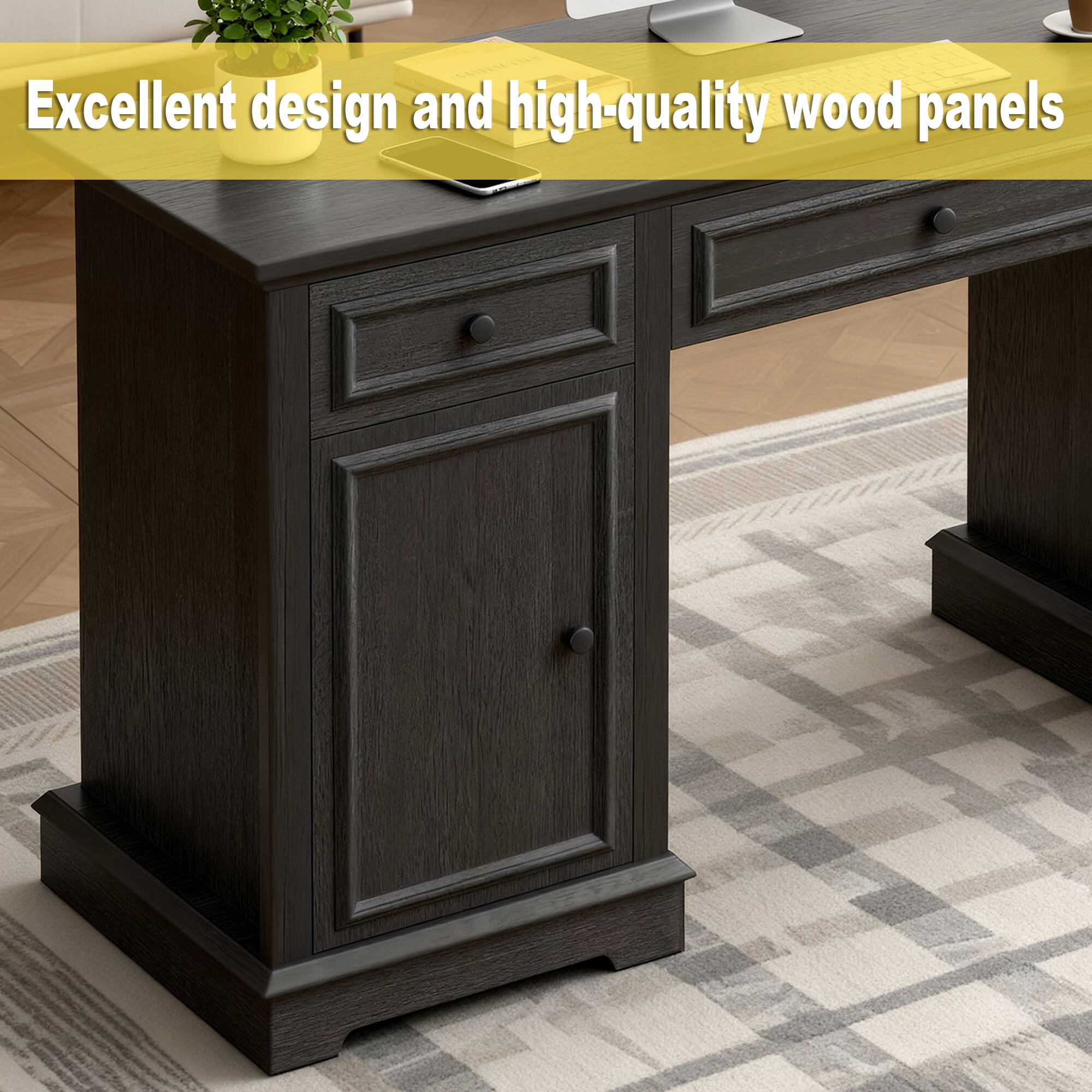 Excellent design and high-quality wood panels