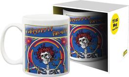 NMR Distribution - Grateful Dead Skeleton and Roses 11 Ounce Ceramic Mug - Blue