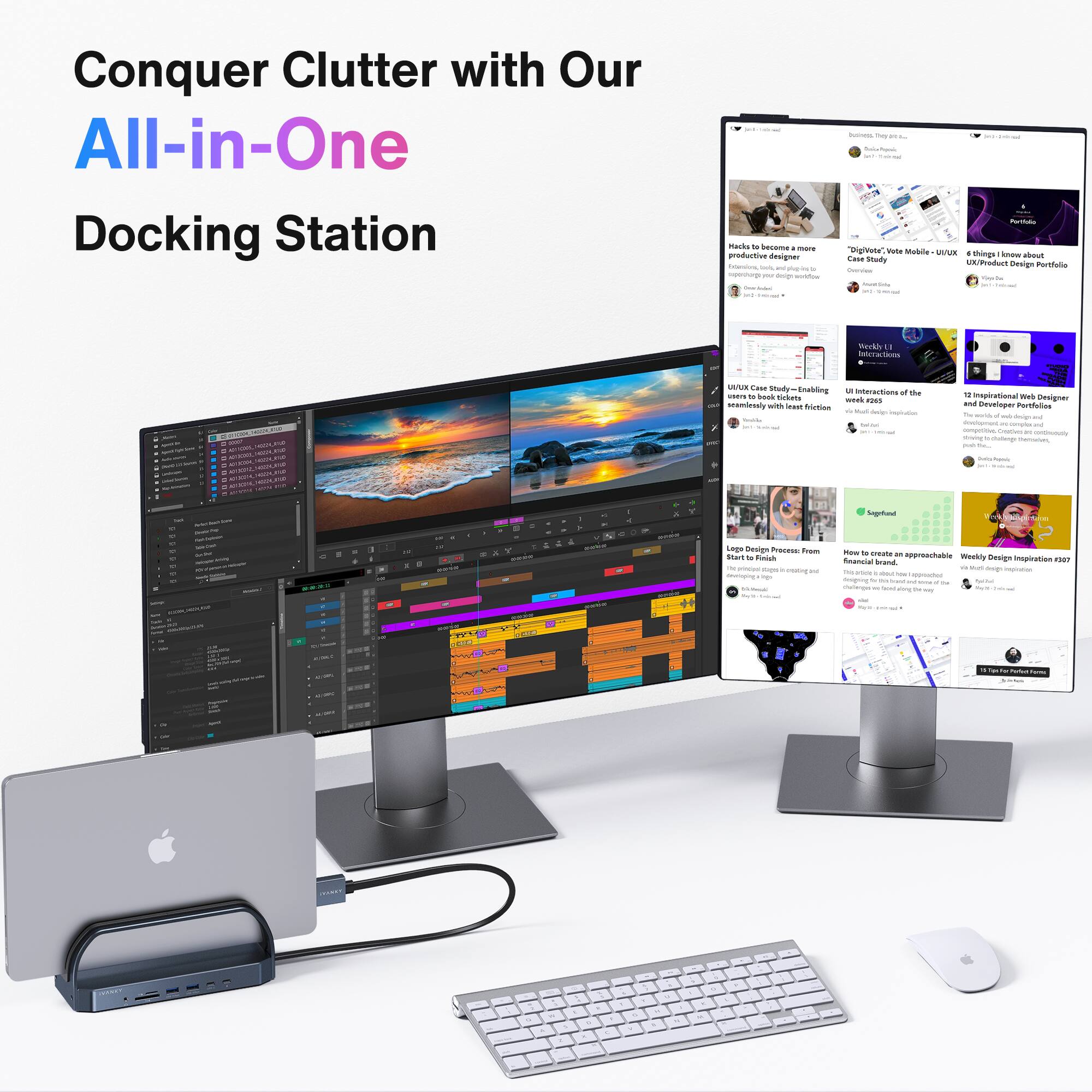 Conquer Clutter with Our All-in-One Docking Station

Hacks to become a more productive designer

"DigiVote" Mobile - UI/UX Case Study

12 Things I learned about UI/UX/Product Design Portfolio

Weekly UI/UX Study - Enabling users to book tickets frictionless

Weekly UI/UX Interactions of the week 2025

12 Inspirational Web Designers

How to create an approachable Logo Design Process

Weekly Design Inspiration 2027

13 Weekly Portfolio Ideas