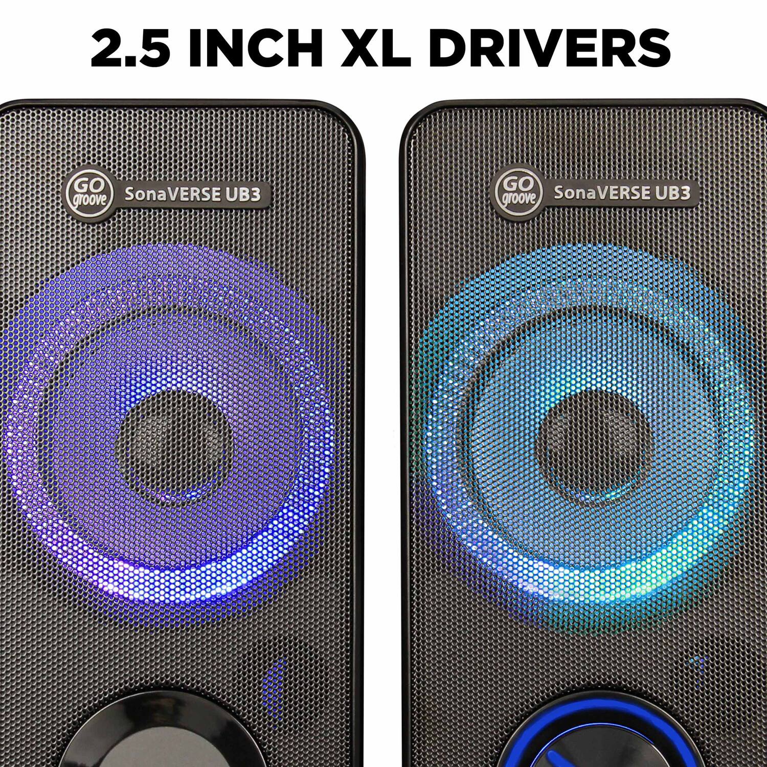 2.5 INCH XL DRIVERS  
GO groove SonaVERSE UB3  
GO groove SonaVERSE UB3