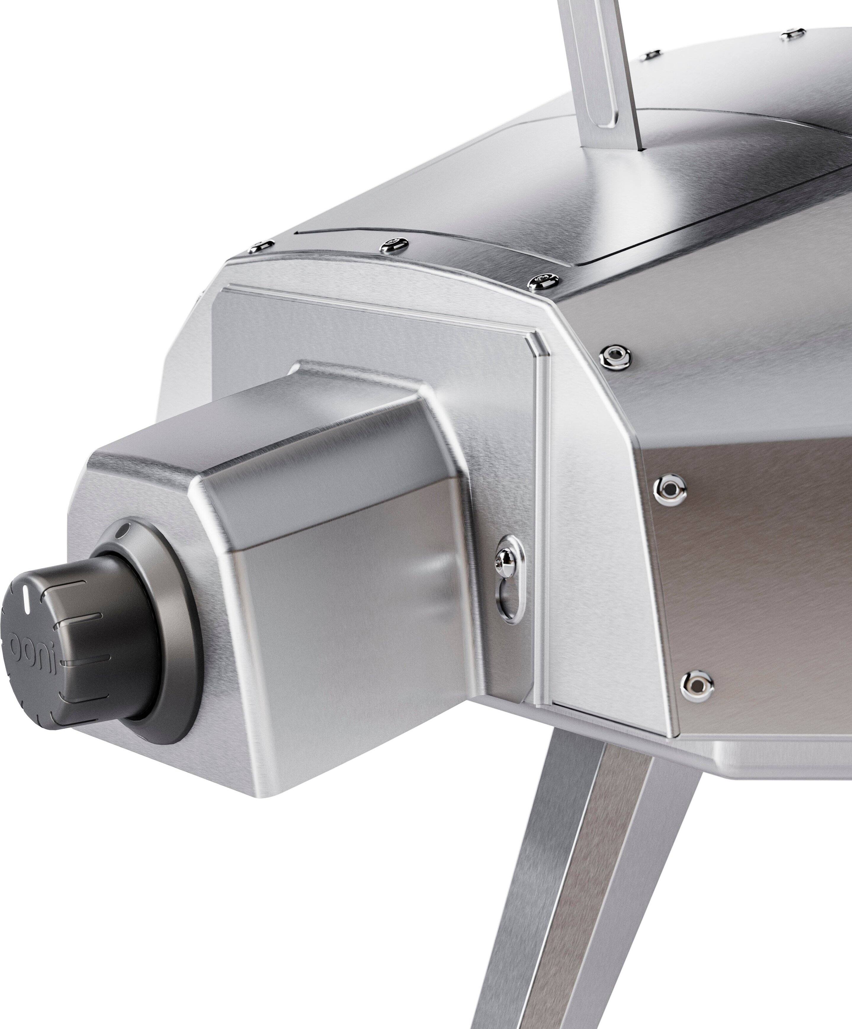 Alt View 11. Ooni - Gas Burner for Ooni Karu 12, Karu 12G and Karu 2 Pizza Oven - Silver.