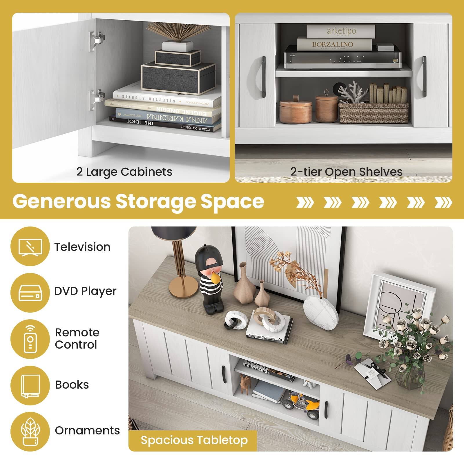 arketipo BORZALINO STINGAS 01531135 - ONEGIN EUGENE ADETIOL a11 IDIOI CARENINA K ANNA THE BARG FICDUE 2 Large Cabinets 2-tier Open Shelves Generous Storage Space Television DVD Player Remote Control Books EI Ornaments Spacious Tabletop

2 Large Cabinets  
2-tier Open Shelves  
Generous Storage Space  
Television  
DVD Player  
Remote Control  
Books  
Ornaments  
Spacious Tabletop