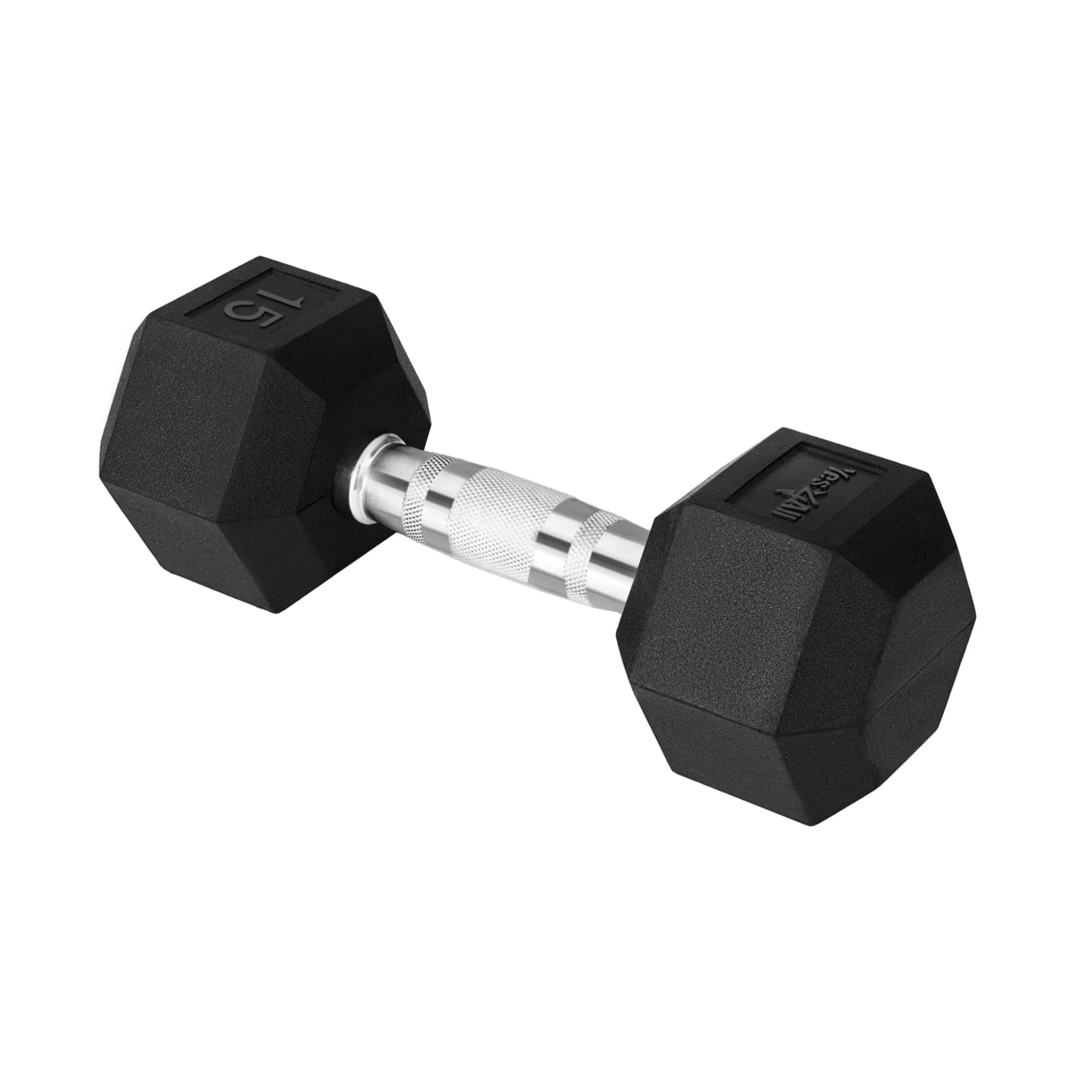 Alchemy Casas - Chrome Grip Encased Hex Dumbbells Hand Weights With Anti slip 5 s Single p DURABLE AND NOISE Our single - Multi