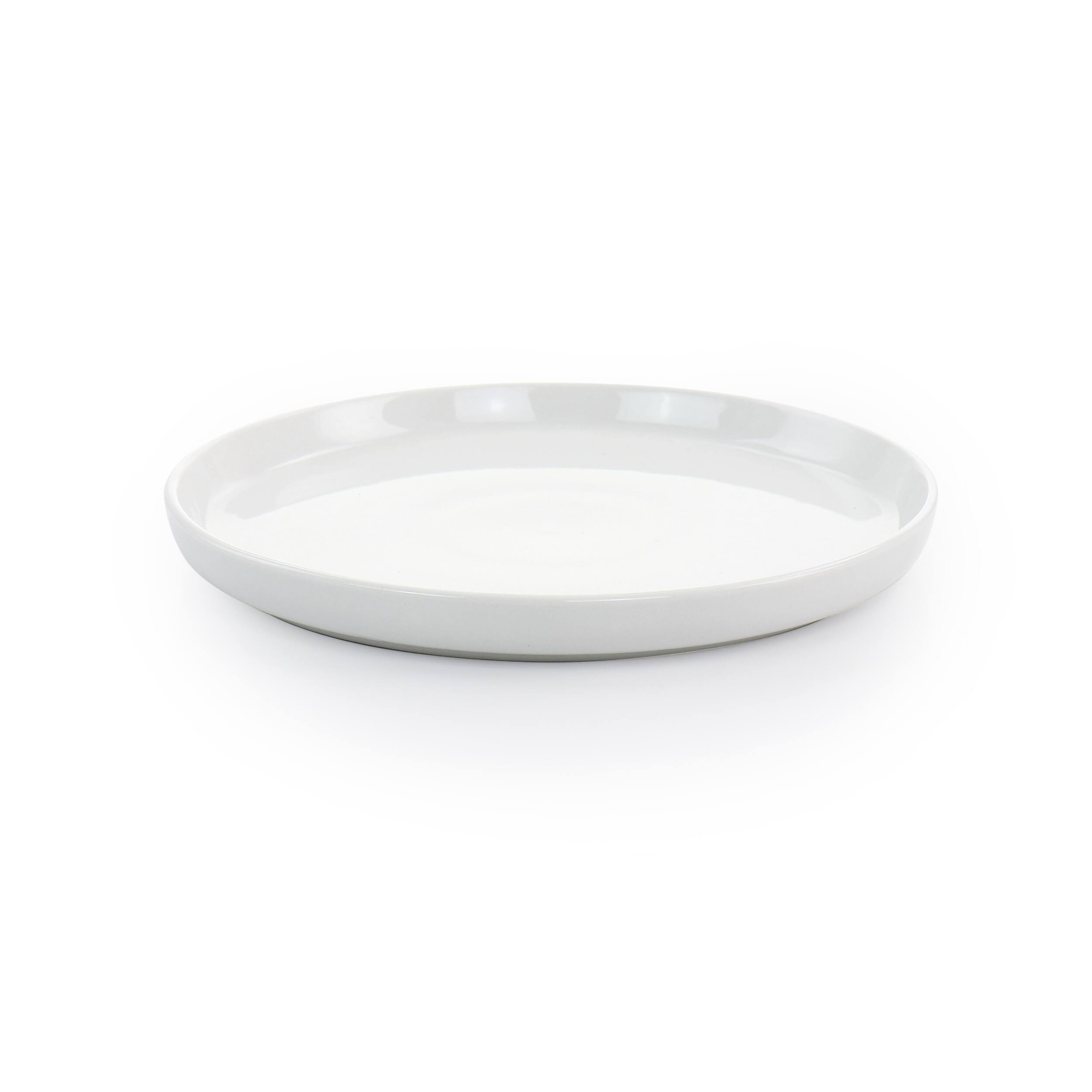 Alt View 3. Gibson - Gibson Home White Deco 16 Piece Fine Ceramic Dinnerware Set in White - White.