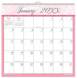 House of Doolittle - 2026 Breast Cancer Awareness 12" x 12" Monthly Wall Calendar, (3671-26) - Pink