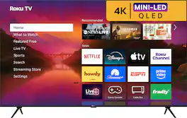 Roku - 65" Class Plus Series 4K QLED Mini-LED Smart RokuTV