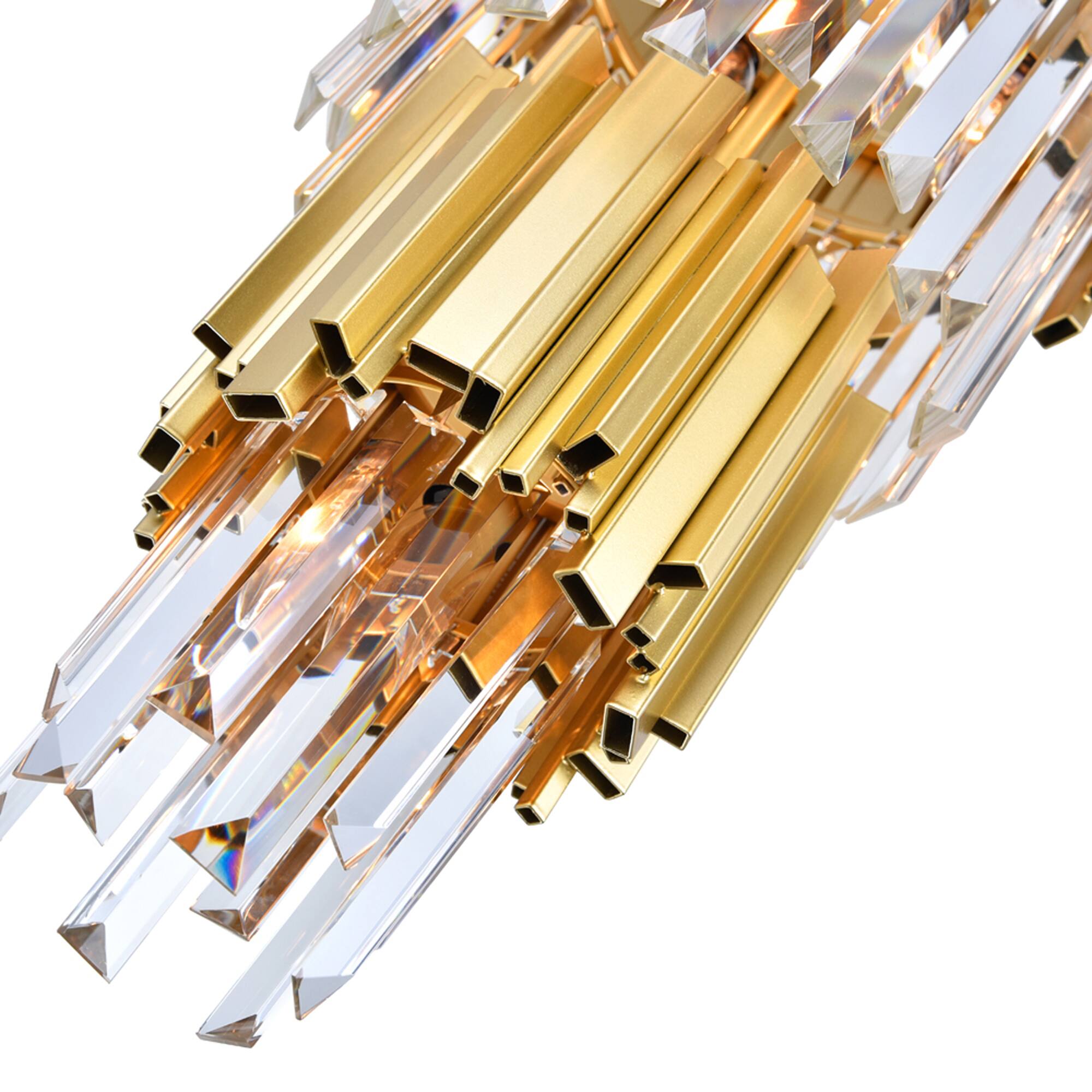 Alt View 1. CWI Lighting - Deco 4 Light Down Mini Chandelier With Medallion Gold Finish - Medallion Gold.