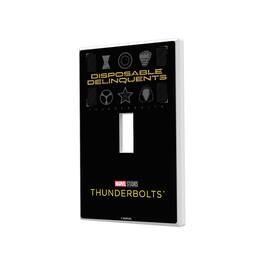 Keyscaper - Marvel Badge Hidden-Screw Light Switch Plate - Single Toggle - Thunderbolts