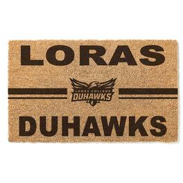 Jardine - Loras College Duhawks 18" x 30" Team Logo Doormat - Brown