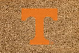 Evergreen Enterprises - Tennessee Volunteers 24" x 36" Outdoor Team Logo Coir Mat - Brown