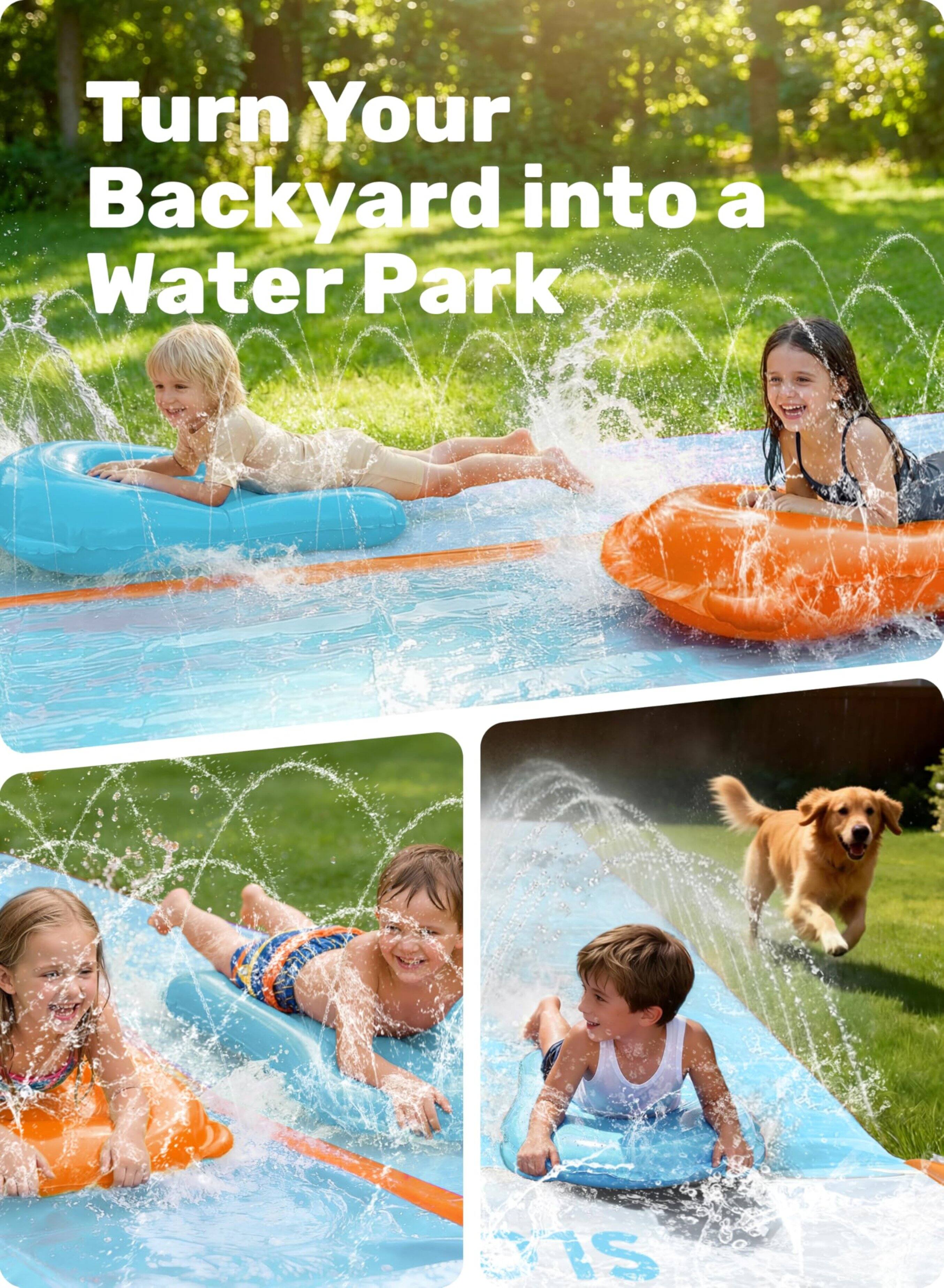 Turn Your Backyard into a Water Park