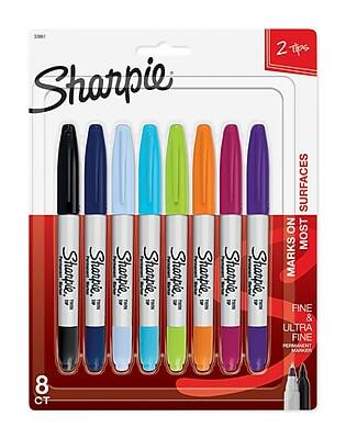 Sharpie
2 Tips
8 CT
Sharpie
Marks on Most Surfaces
Fine & Ultra Fine
Permanent Marker