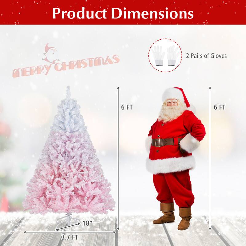 Product Dimensions  
MERRY CHRISTMAS  
2 Pairs of Gloves  
6 FT  
6 FT  
18"  
3.7 FT