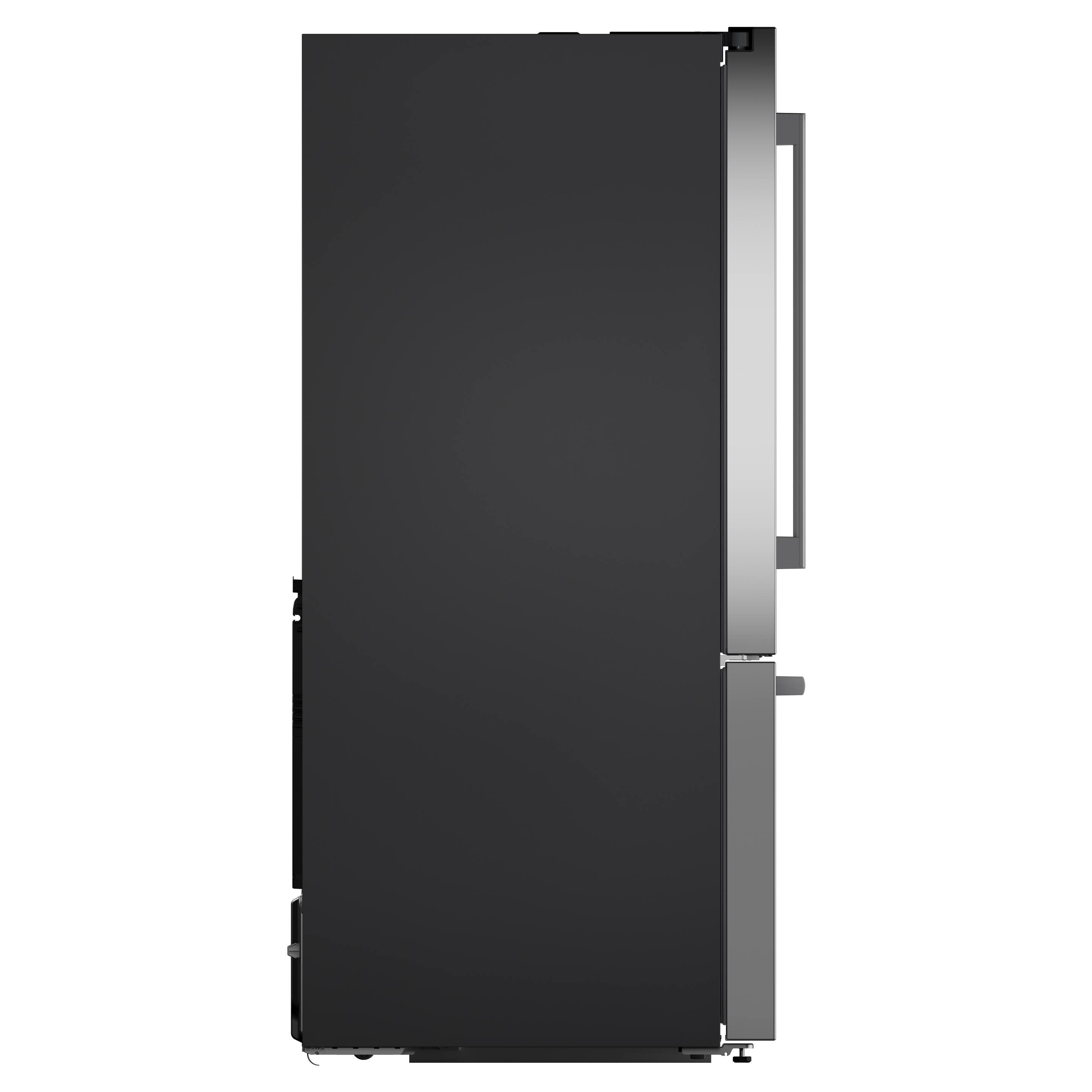 Alt View 1. Bosch - 500 Series 26 Cu. Ft. 3-Door French Door Smart Refrigerator with External Water and Ice - Stainless Steel.