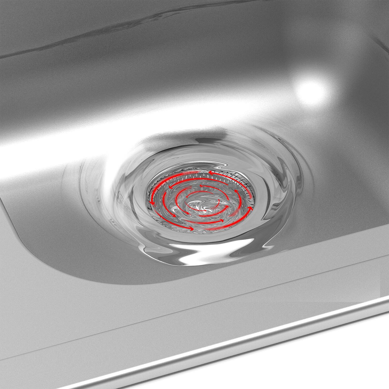 Alt View 3. Garnen - 2 Pack Kitchen Sink Drain Strainer, Stainless Steel Mesh Sink Strainer Basket, Sink Food Catcher, 3.5" - Silver.