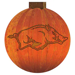Fan Creations - Arkansas Razorbacks 12'' Pumpkin Sign - Orange