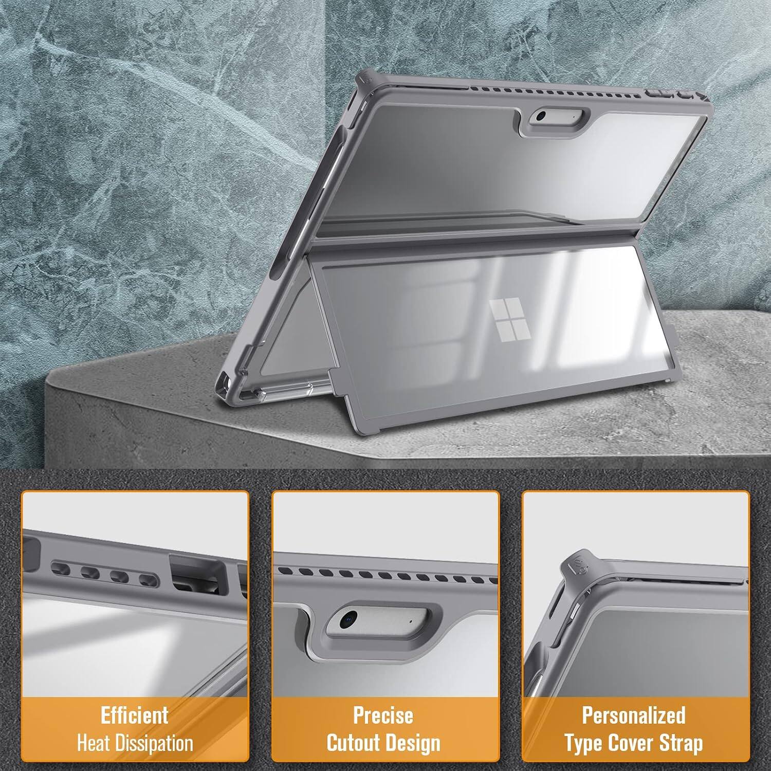 Efficient Heat Dissipation  
Precise Cutout Design  
Personalized Type Cover Strap