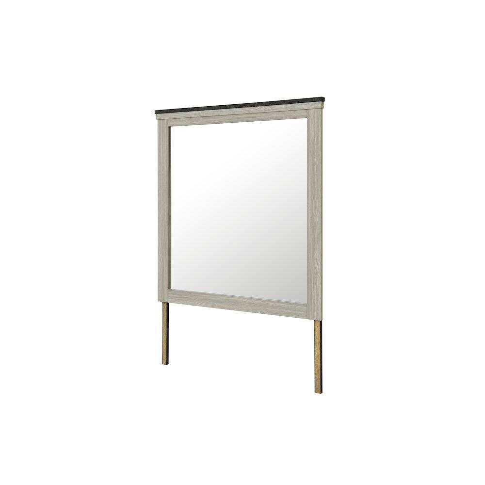 Angle. Global Furniture USA - Ashley Brown Mirror - Brown.