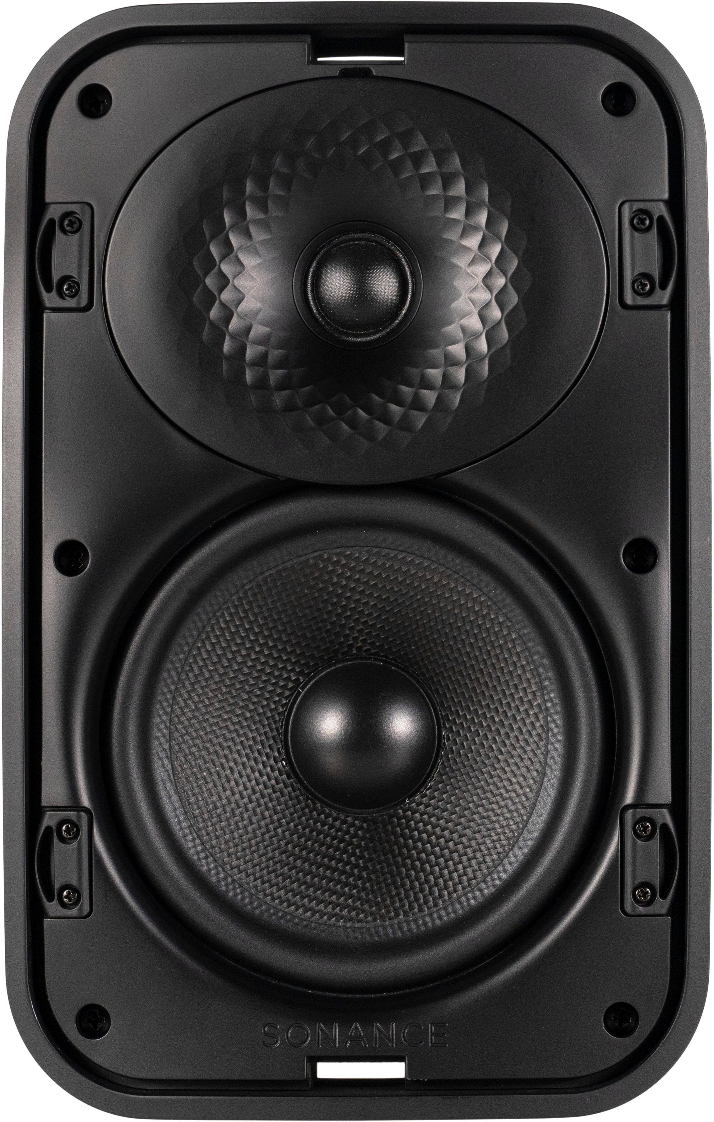 Left. Sonance - MX52 - Mariner MX Series 5-1/4" 2-Way Outdoor Surface Mount Speakers (Pair) - Black.