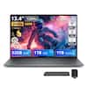 13.4" 120Hz 2560x1600 Snapdragon X Elite Copilot + PC WiFi 7 FingerPrint Reader Backlit Keyboard 32GB RAM 1TB SSD 1TB Docking