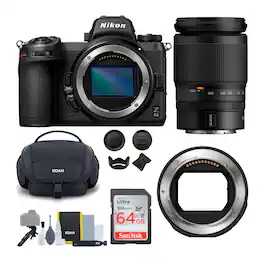 Nikon - Z 6II Mirrorless Digital Camera with 24-200mm f/4-6.3 VR Lens Bundle