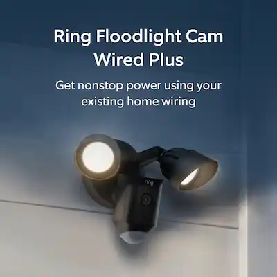 Motion Sensor Black Ring Floodlight Cam Motion Activated Ring