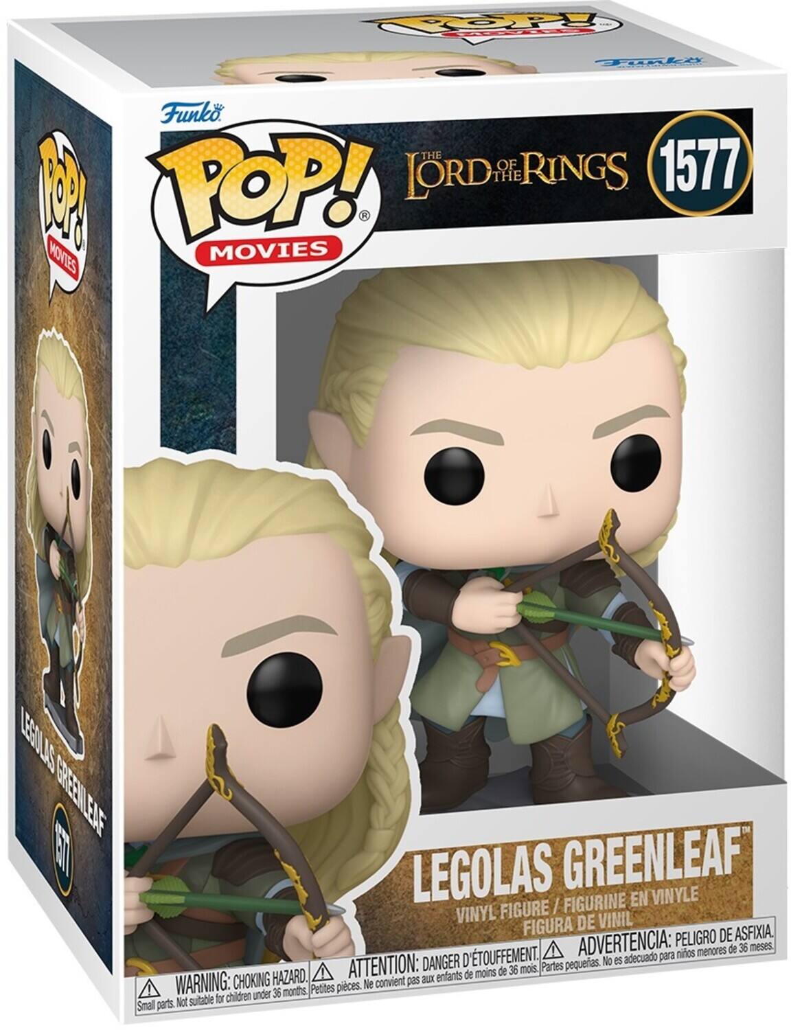 OOPY Tunk Funko THE LORD OF RINGS 1577 M POP! MOVIES LEGOLAS GREENLEAF / FIGURINE EN VINYLE VINYL FIGURE VINIL FIGURA DE PELIGRO DE ASFIXIA. TOUFFEMENT. ADVERTENCIA: nios menores de 36 meses. DANGER D ETOUFFEMENT. ATTENTION: de 36 mois. Partes pequeas. HAZARD. enfants de moins WARNING: CHOKING CHOKING HAZARD. Small parts. Not suitable for children under 36 months. Petites pieces. Ne convient pas aux