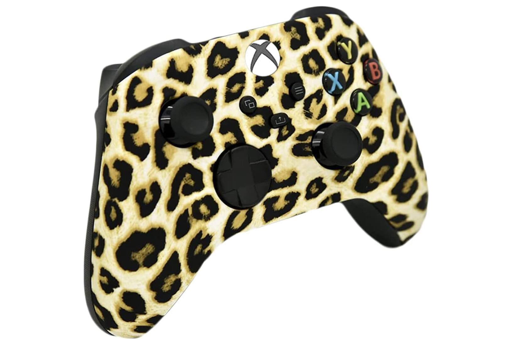 Angle. ProControllers - Custom Wireless Controller for Xbox Series X|S, Xbox One, & PC - Leopard.