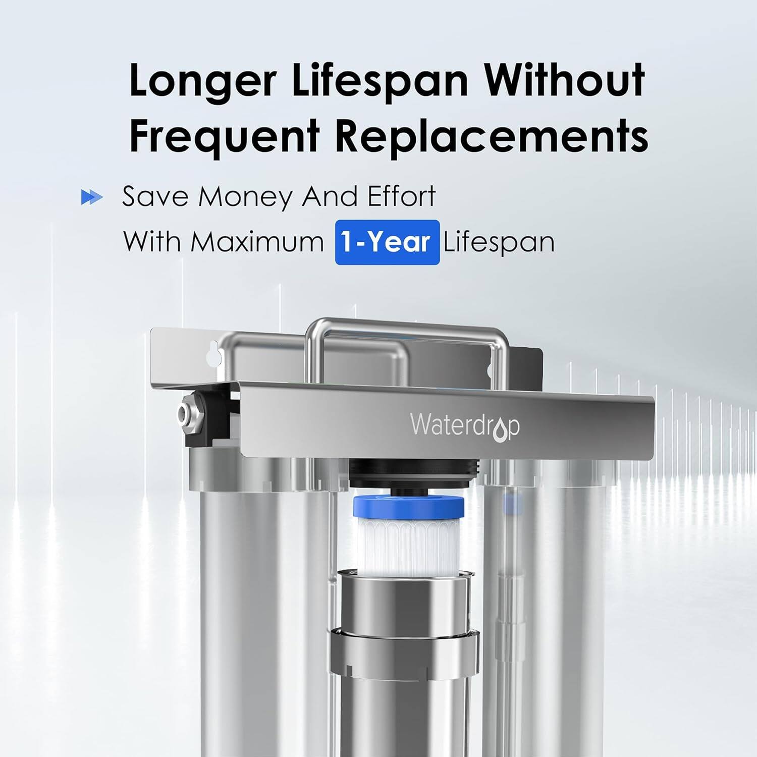 Longer Lifespan Without Frequent Replacements. Save Money And Effort With Maximum 1-Year Lifespan.