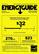 Energy Guide. Amana - 24" Tall Tub Built-In Dishwasher - Black.