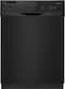 Amana - 24" Tall Tub Built-In Dishwasher - Black-Front_Standard